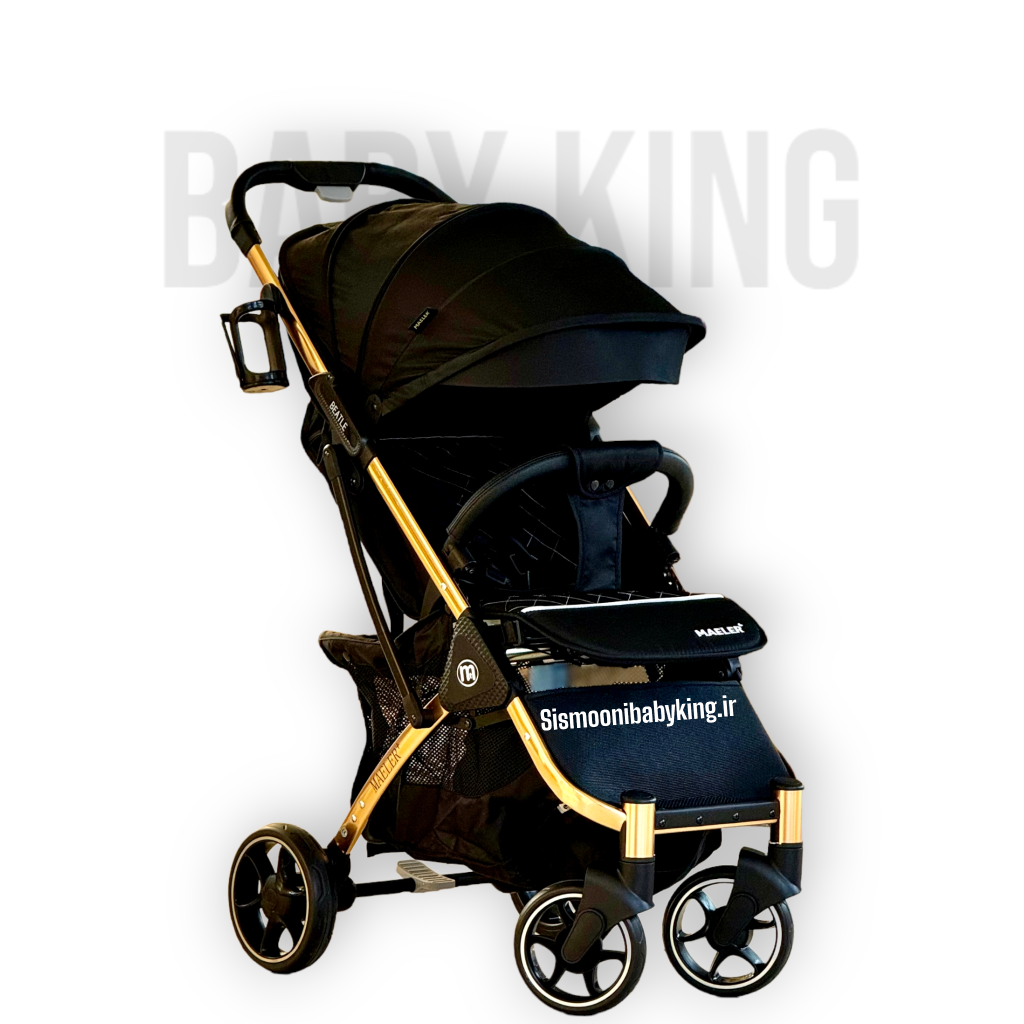 کالسکه چمدانی مایلر مدل بیتل Maeler BEATLI (همراه کارت گارانتی ۱۲ ماهه شرکتی) - سیسمونی بیبی کینگ