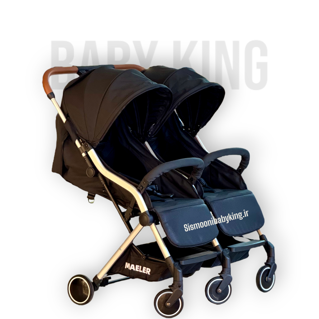 کالسکه دوقلو مایلر فلکس Maeler Folks - سیسمونی بیبی کینگ