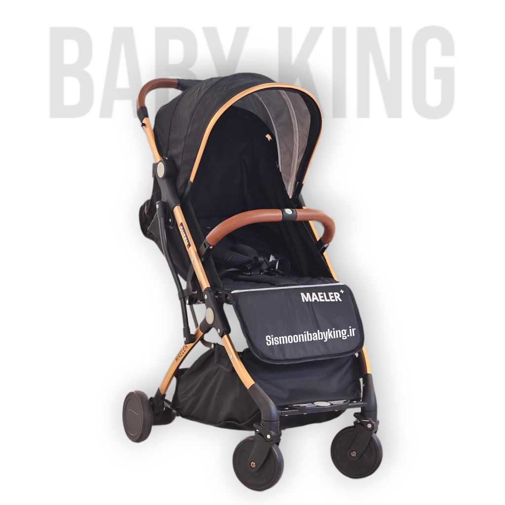 کالسکه چمدانی مایلر مدل کویین Maeler Queen (همراه کارت گارانتی ۱۲ ماهه شرکتی) - سیسمونی بیبی کینگ